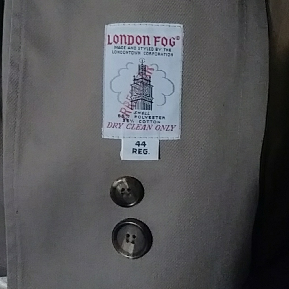 London fog trench coat